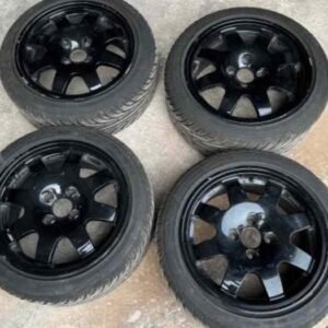 4 jantes de Clio Williams/16S avec 4 pneus nankang