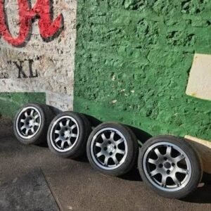 4 jantes speedline en 15 pouces entraxe 4x108 et 7 pouces de large ( pour peugeot citroen... )